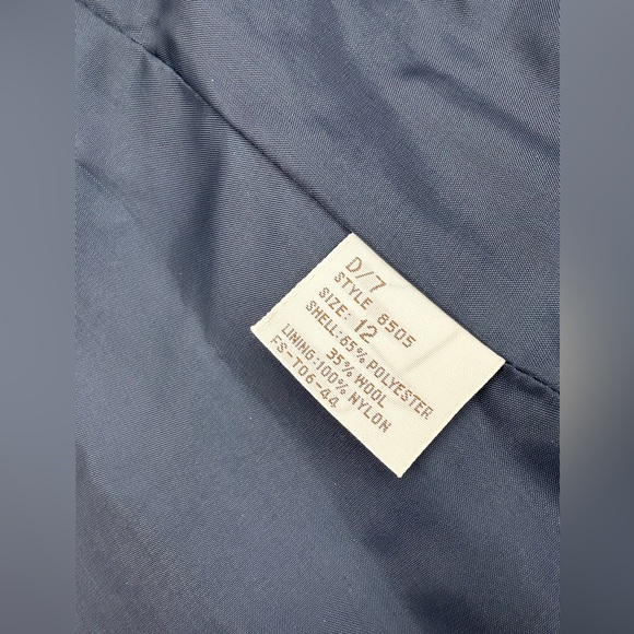 Vintage Navy Blazer the Fashion Place 80s 12 - Picture 5 of 6